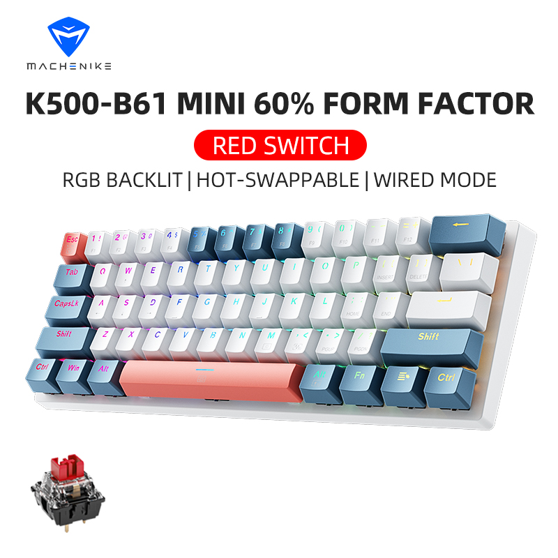Gaming Keyboard E Yooso - K500-B61 Machenike Mini Mechanical Keyboard 60%