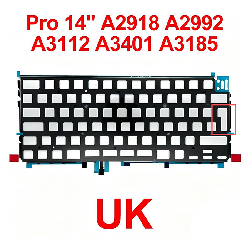 Gaming Keyboard Backlit - Lampu Latar Keyboard Laptop Baru UK
