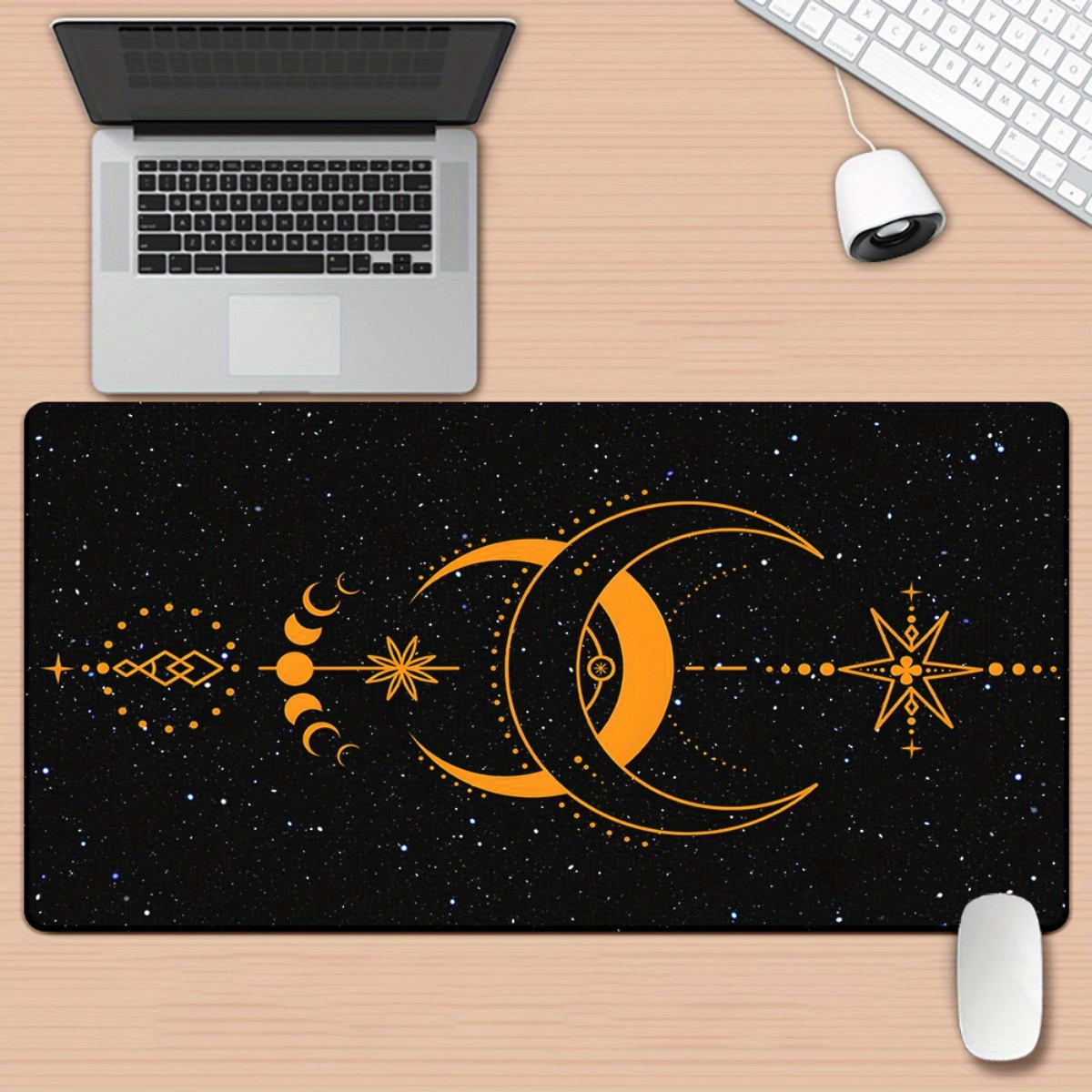 Alas Mouse HD Print Brand Moon - Gaming Keyboard Brand ulasan dan harga