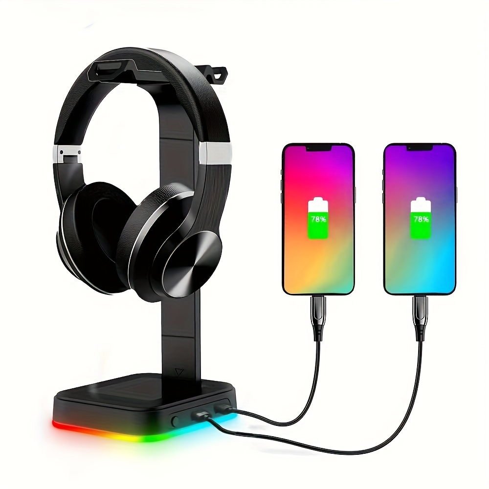 Dudukan Headset Gaming LED RGB - Gaming Keyboard And Mouse ulasan dan harga