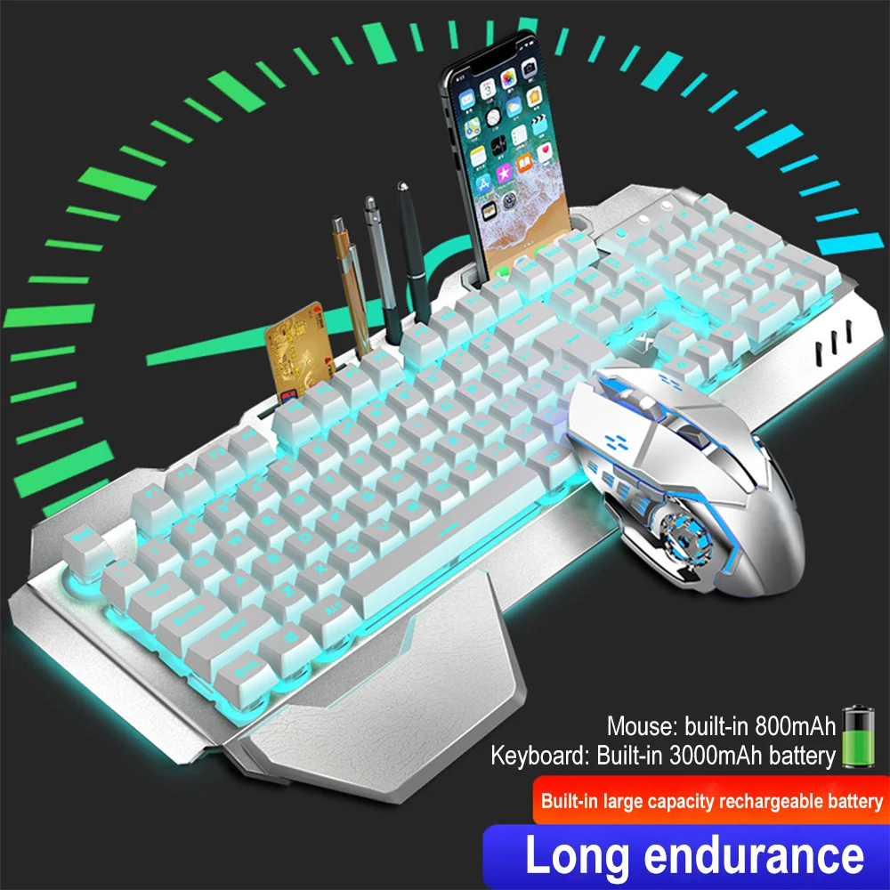 K680 papan ketik dan mouse nir - Gaming Keyboard And Mouse Combo Wireless ulasan dan harga