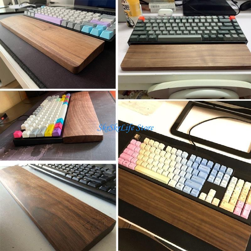 E65E Sandaran Tangan Keyboard  - Wrist Rest Wood ulasan dan harga