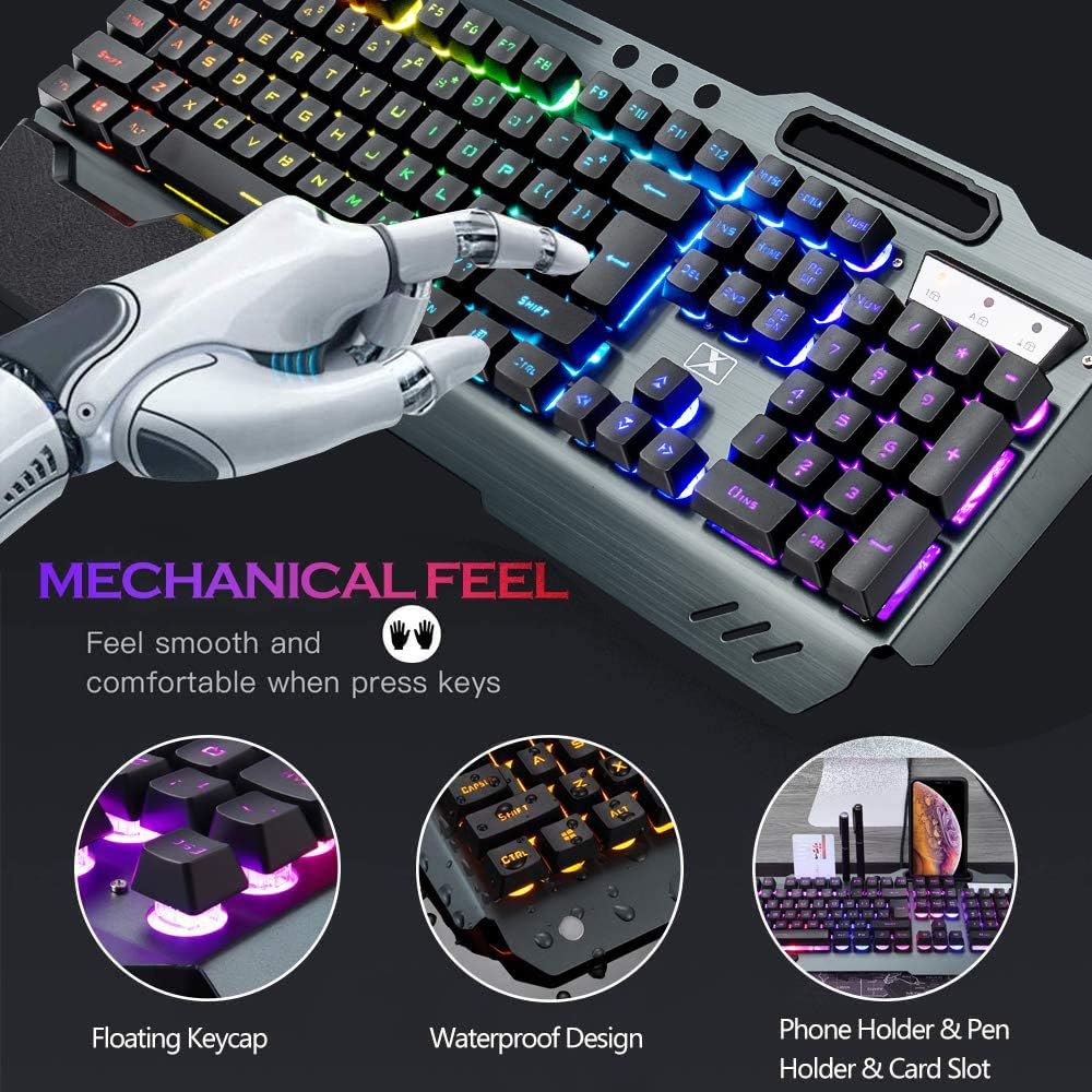 K680 Keyboard dan Mouse game n - Gaming Keyboard And Mouse Combo Wireless ulasan dan harga
