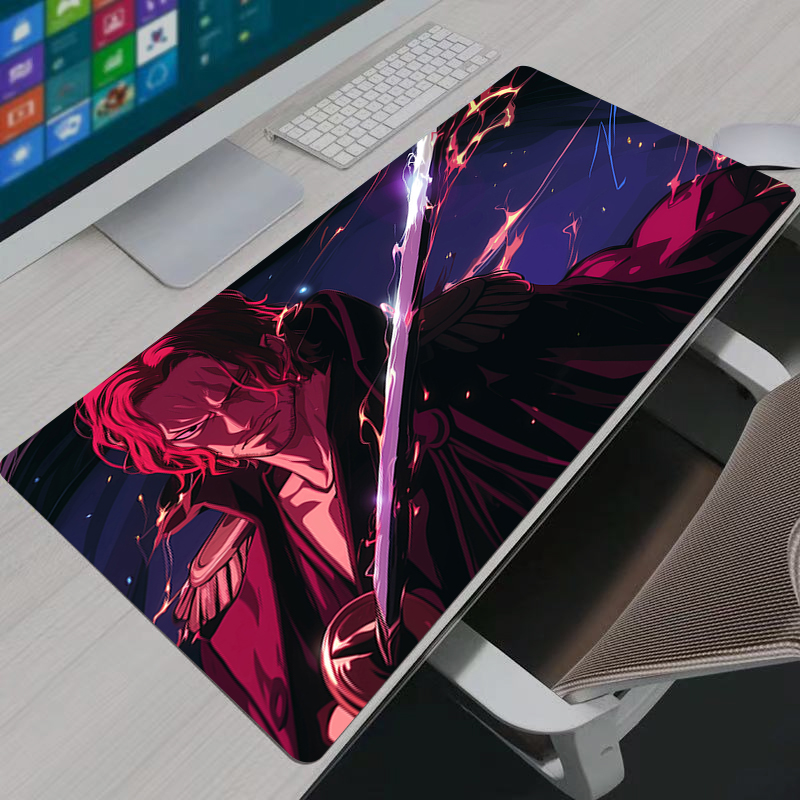 One Piece Shanks Mouse Pad Bes - Gaming Keyboard Easy To Clean ulasan dan harga