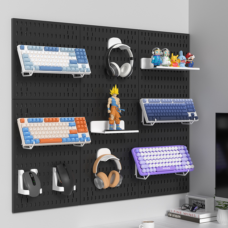 Rak Pegboard Perekat untuk Gam - Gaming Keyboard And Mouse ulasan dan harga