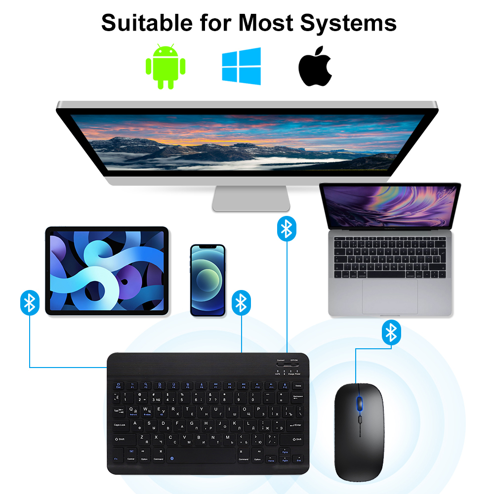 Keyboard dan Mouse Bluetooth,  - Gaming Keyboard And Mouse Combo Wireless ulasan dan harga