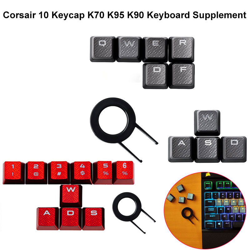 Tutup Tombol Tambahan Keyboard - Gaming Keyboard Corsair ulasan dan harga