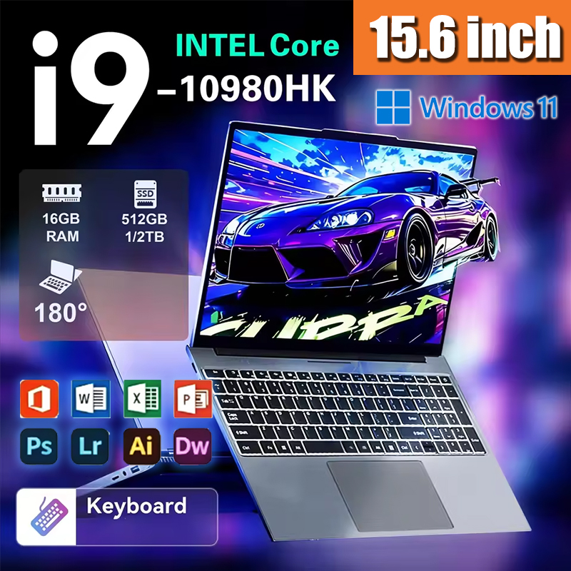 Laptop Portabel Intel N95 15.6 - Gaming Keyboard Backlit ulasan dan harga