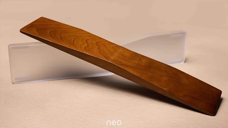 Neo Ergo Palm Rest Kustom Kayu - Wrist Rest Wood ulasan dan harga