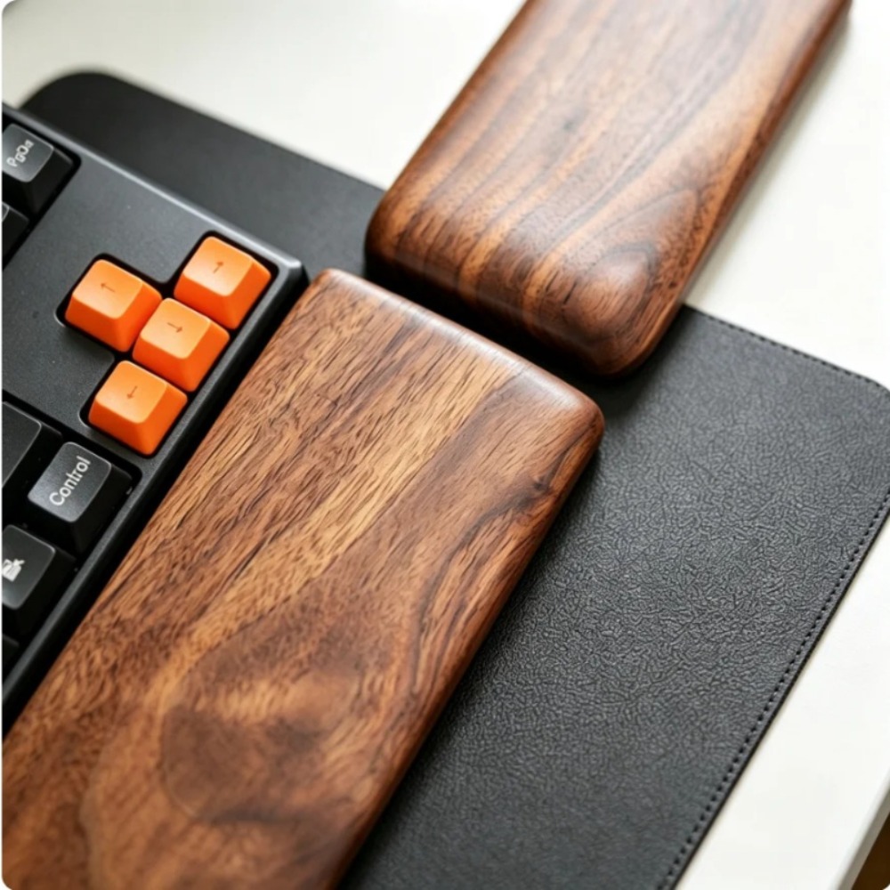Penyangga Keyboard Kayu Solid  - Wrist Rest Wood ulasan dan harga