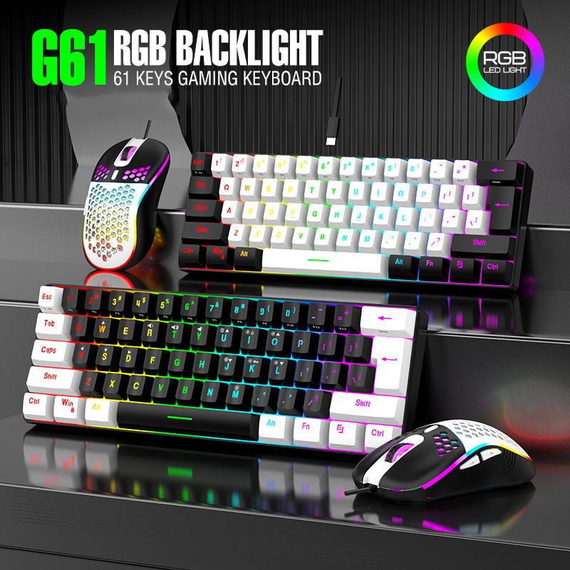 Set Keyboard dan Mouse 60% RGB - Gaming Keyboard Extension ulasan dan harga