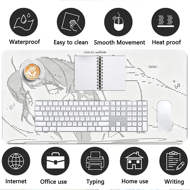 1 Buah Alas Mouse Kulit Anime  - Gaming Keyboard And Mouse ulasan dan harga